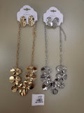 Juego de Collar y Topos con Placas Ovaladas
