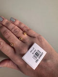 Anillo Triple de Círculos con Brillantes