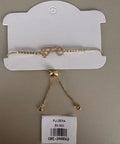 Pulsera Ajustable con Dije de Texto Brillante