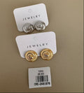 Aretes Redondos Espiral Texturizados