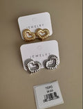 Aretes Corazón Texturizado