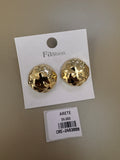 Aretes Redondos Texturizados con Relieve