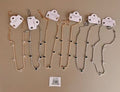 Collar de Cadena con Piedras Engastadas