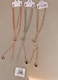 Collar Ajustable con Dije Circular Minimalista