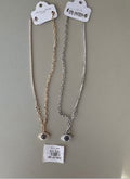 Collar Asimétrico con Dije de Ojo
