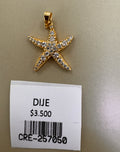 Dije Estrella de Mar con Piedras Brillantes