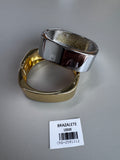 Brazalete con dorado y plateado
