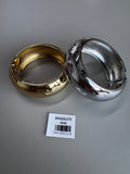 Brazalete dorado y plateado