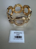 Brazalete Ancho de Eslabones Orgánicos Calados