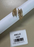 Anillo Ajustable Diseño Espiga con Cristales