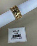 Anillo Ancho de Múltiples Bandas con Cristales