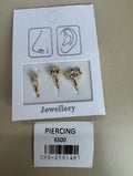 Piercings Ojo y Estrella con Circones