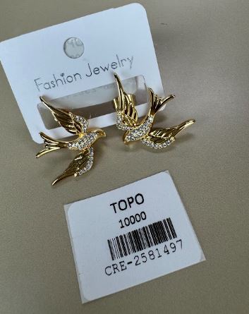 Topos Colibrí Dorada con Circones
