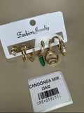 Candongas Mix con Dijes Decorativos