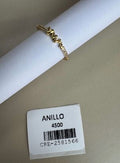 Anillo Diseño Corazones con Piedras Brillantes