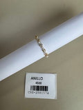 Anillo Delicado con Piedras Brillantes