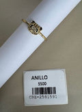 Anillo Diseño Oso con Detalles Brillantes