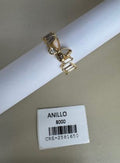 Anillo con diseño de piedras en múltiples cortes