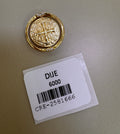 Dije de Medalla Circular con Detalle de Piedras