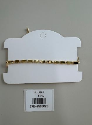 Pulsera Eslabones Tipo Cartier