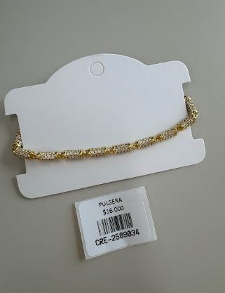 Pulsera Tipo Cordon con Circones