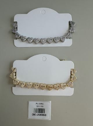 Pulseras de Corazones con Circones