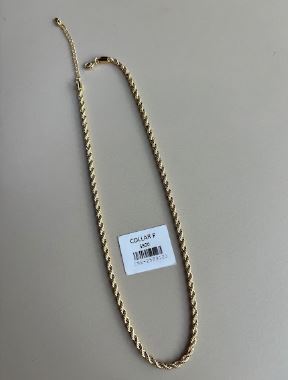 Collar Trenzado Dorado