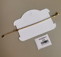 Pulsera Tejido Cordón en Tono Dorado