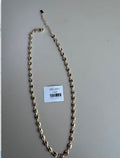 Collar de Eslabones Ovalados Dorado
