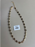 Collar de Eslabones tipo Grano de Café