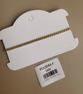 Pulsera Dorada de Cadena Fina Trenzada