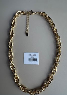 Collar de Eslabones Gruesos Entrelazados
