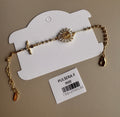 Pulsera Rosario con Medalla y Cruz Dorada