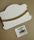 Pulsera Dorada de Eslabones Tipo Cubano