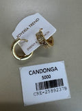 Candongas Texturizadas con Cristales