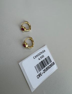 Candonga Pequeña con Circon Fucsia