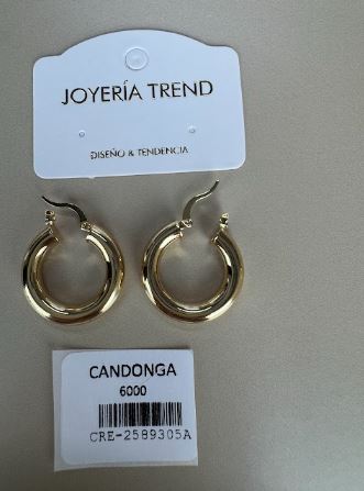 Candongas Clásicas Doradas