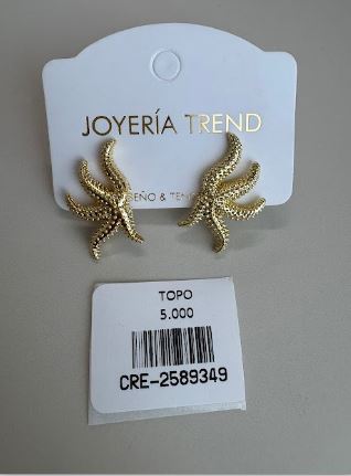 Topo Estrella de Mar Texturizada