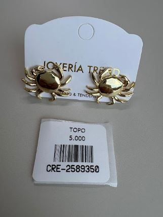 Topo Forma de Cangrejo