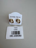 Topo Eslabon con Piedra y Circon