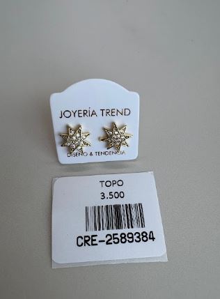 Topo Estrella de Ocho Puntas con Circones