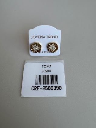 Topo con Diseño de Estrella con Circones