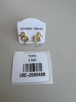 Topo en Forma de Serpiente con Circones