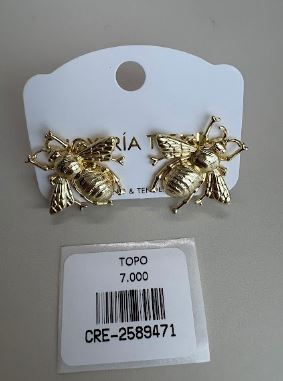 Topos Diseño Abeja Dorado