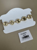 Pulsera de Cadena con Medallas Circulares Religiosas