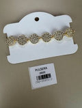 Pulsera de Cadena con Motivos Circulares Brillantes