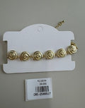 Pulsera con Eslabones de Conchas Marinas en Espiral