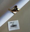 Anillo Dorado Diseño Abstracto Moderno