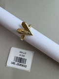 Anillo Corazón Abombado Asimétrico