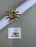Anillo Sol Rayos Ondulados Dorado